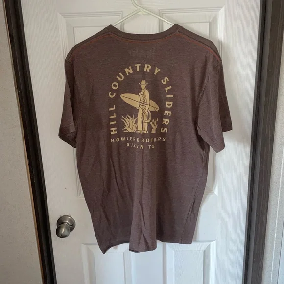 Howler Brothers Brown Short Sleeve Tee - Picture 2 of 4